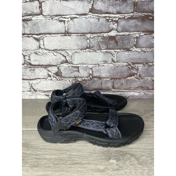 Teva Hurricane 4 Wavy Trail Navy Blue Hiking Sandals 1093379 Men Sz 7M US/39.5EU main image 4